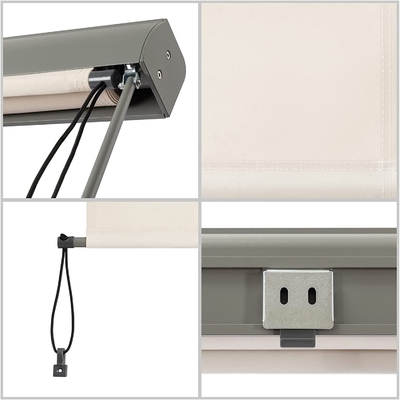 160 * 250 ซม อลูมิเนียม Window Awning สําหรับระเบียง