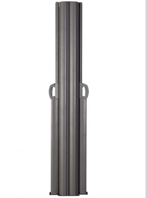 160 * 600cm Double Retractable Vertical Wind Screen Privacy Divider พร้อมกรอบอลูมิเนียม