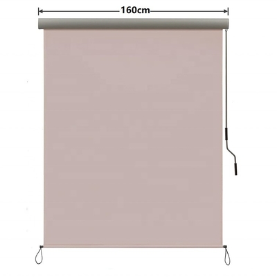 โครงการใช้งานแบบ Manual Aluminum Frame ป้องกันแดดสําหรับหน้าต่างตั้งตั้งและ blinds รอลเลอร์