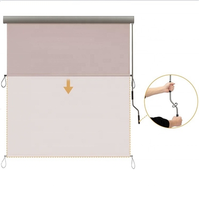 โครงการใช้งานแบบ Manual Aluminum Frame ป้องกันแดดสําหรับหน้าต่างตั้งตั้งและ blinds รอลเลอร์