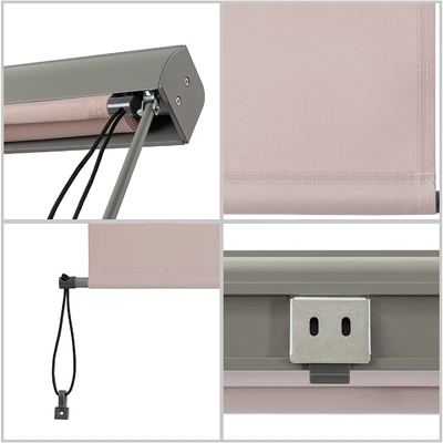 โครงการใช้งานแบบ Manual Aluminum Frame ป้องกันแดดสําหรับหน้าต่างตั้งตั้งและ blinds รอลเลอร์