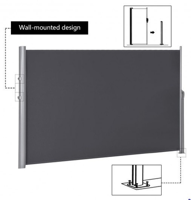 โครงการอัลลูมิเนียม Patio Side Screen For Garden Privacy Divider ความยาว 300CM