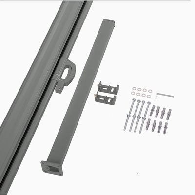 ความสูง 160 ซม สกรีนระเบียงถอดได้ กรอบสีเทา 63x118 นิ้ว สกรีนความเป็นส่วนตัวสําหรับสวน