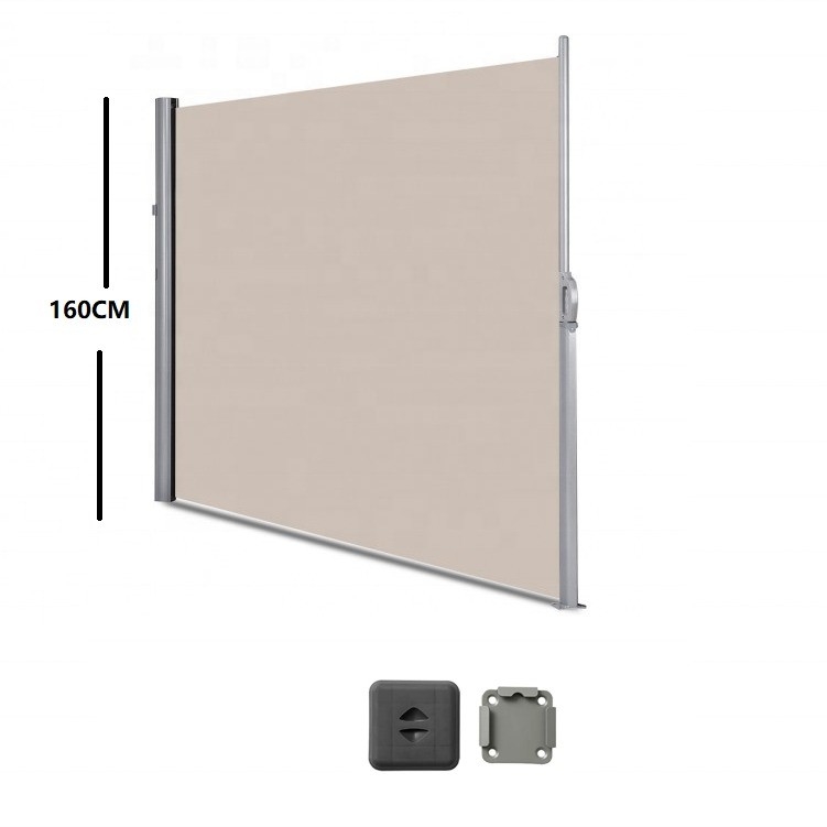 300 x 160 ซม อัลลูมิเนียมกรอบด้านหน้าสําหรับความเป็นส่วนตัวภายนอกและการป้องกันแสงแดด